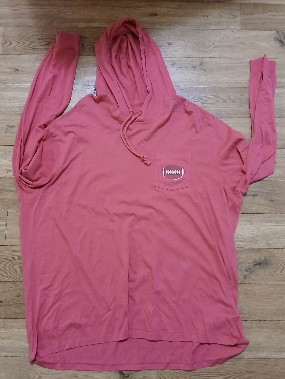 2xl Vineyardvines Lightweight Hooded Pullover Top with Pocket Graphic
